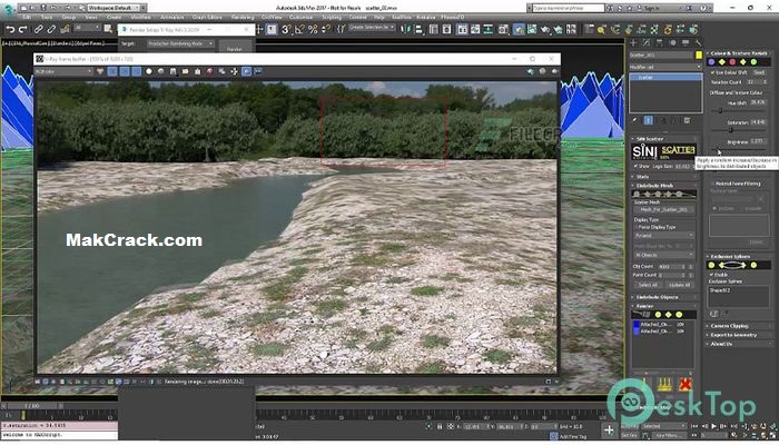 Как установить multiscatter в 3ds max 2018